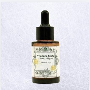 VITAMINA C (ÁCIDO ASCÓRBICO PURO) 15% USO TÓPICO | (GEL FLUIDO/SERUM DE VITAMINA C PURA)