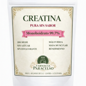 CREATINA MONOHIDRATO MÁXIMA PUREZA SIN SABOR