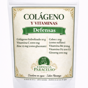 COLAGENO CON VITAMINAS PARA AUMENTAR LAS DEFENSAS